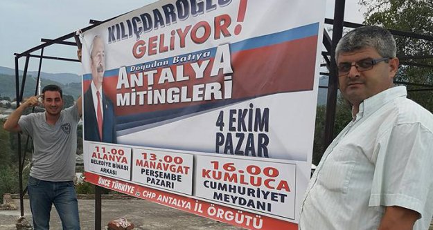 CHP'DEN "AKP PANKARTLARIMIZI TOPLATTI" İDDİASI