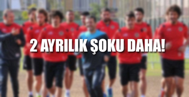 ALANYASPOR'A 2 AYRILIK ŞOKU DAHA!