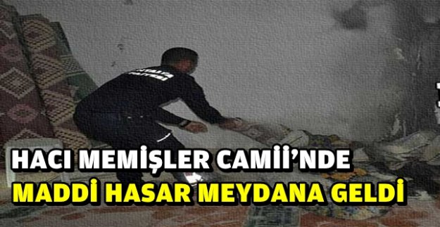 ELEKTRİK KAÇAĞI CAMİYİ YAKTI