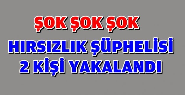 HIRSIZLIK ŞÜPHELİSİ 2 KİŞİ YAKALANDI