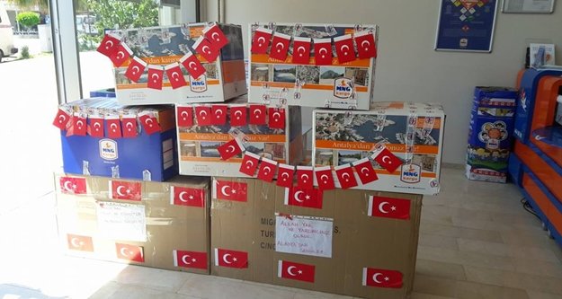 ALANYA'DAN DOĞUYA 'SEVGİ' PAKETLERİ