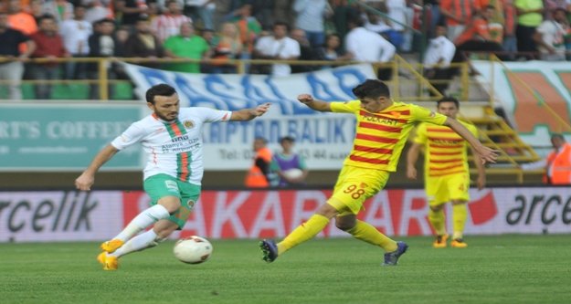 ALANYASPOR 90+4'TE GÜLDÜ