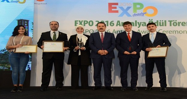 EXPO'daki Alanya Bahçesi'ne ikincilik ödülü