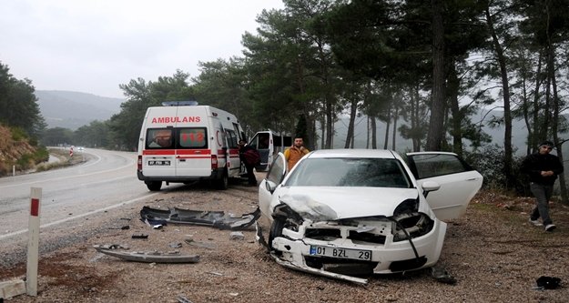 iki ayrı trafik kazası: 1’si ağır 6 yaralı