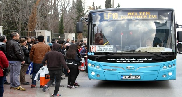 Antalya'da tek tip ulaşım aşısı tuttu