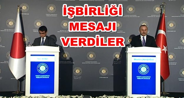 Çavuşoğlu'ndan Japonya açıklaması