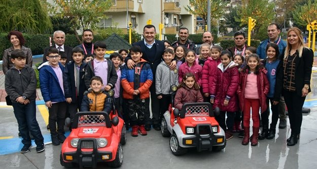 Alanya Belediyesi Trafik Eğitim Parkı yenilendi