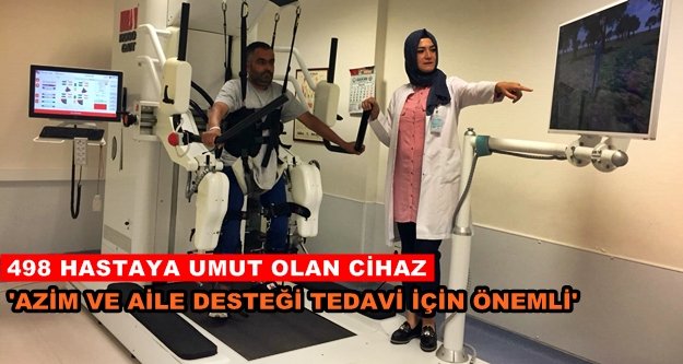 ALKÜ felçli hastalara umut olmaya devam ediyor