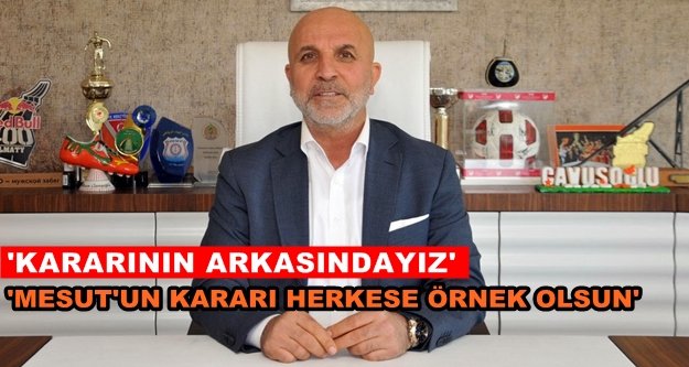 Çavuşoğlu'ndan Özil'e destek mesajı