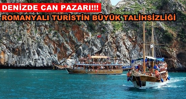 Tekne turunda feci kaza: Turistin...