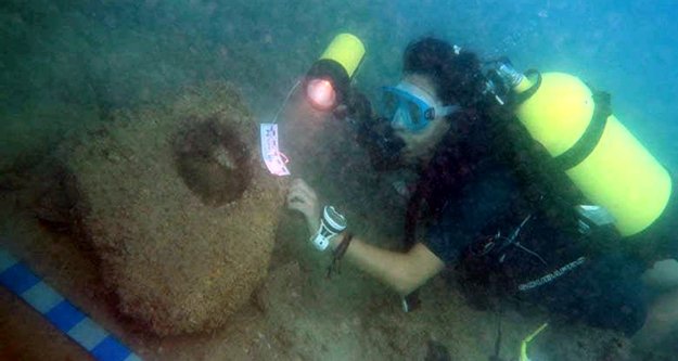 Alanya yakınlarında 2 bin yıllık gemi bulundu