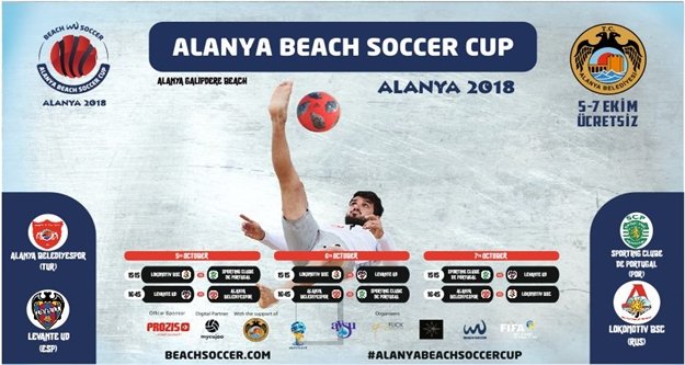 Alanya’da Plaj Futbolu Şöleni