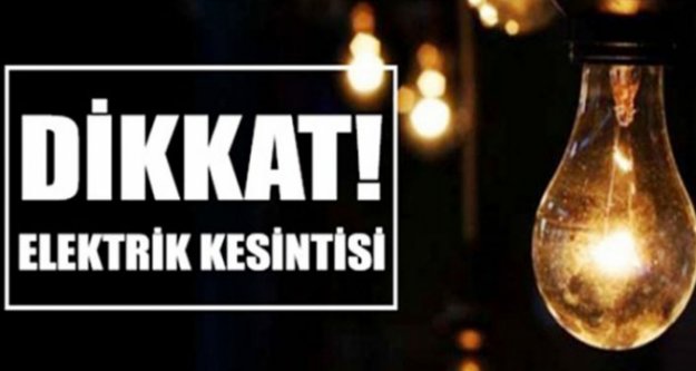 Dikkat! Alanya'da elektrik kesintisi