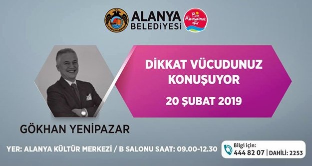 Alanya Belediyesi'nden seminer daveti