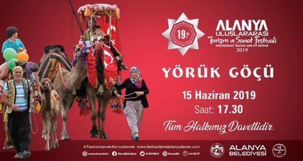 Alanya'da  Festival Yörük göçü ile başlayacak