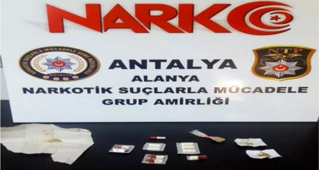 Alanya'da uyuşturucu operasyonu: 1 gözaltı