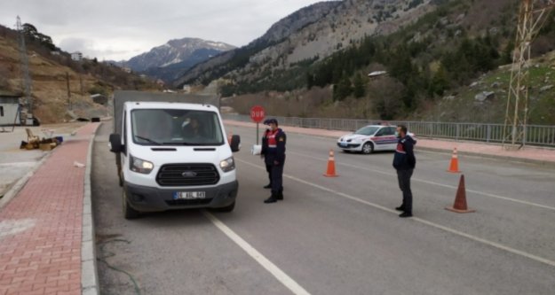 Jandarma Alanya'nın Konya ve Karaman girişini kapattı