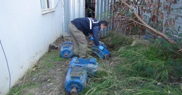 Depodan 10 adet dalgıç pompası çalan şüpheli tutuklandı