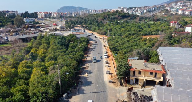 Oba'da 6 bin metrekarelik kaldırım çalışması başladı