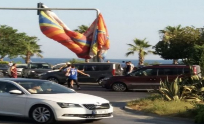 Alanya'da yamaç paraşütü atlayışına yeni düzenlene