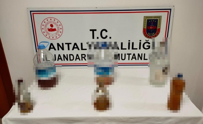 Jandarmadan kaçak alkol operasyonu