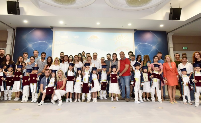 Antalya OSB Gündüz Bakımevinde mezuniyet sevinci