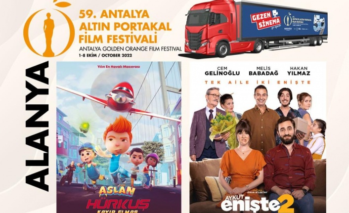 Altın Portakal Sinema Tırı Perşembe ve Pazar günleri Alanya’da