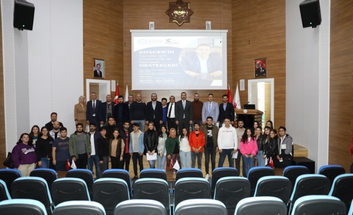 ALKÜ'lü öğrencilere KOSGEB destekleri anlatıldı