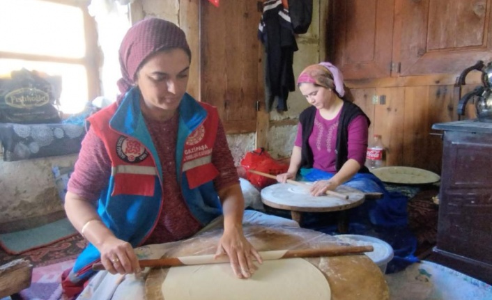 Gazipaşa’da Vefa Ekibi, ihtiyaç sahiplerini yalnız bırakmıyor