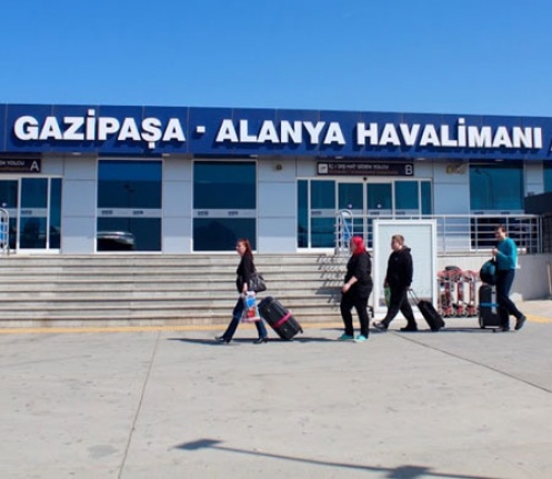 Alanya Gazipaşa Havalimanına 6 ayda kaç kiş indi