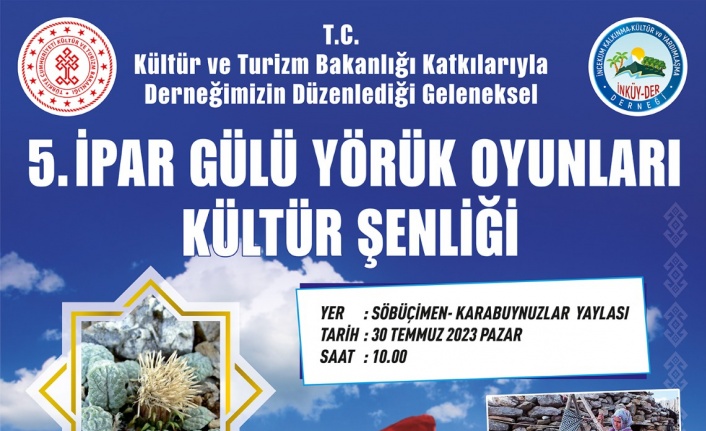 Alanyalılara İpar Gülü Yörük Oyunları Kültür Şenliği daveti