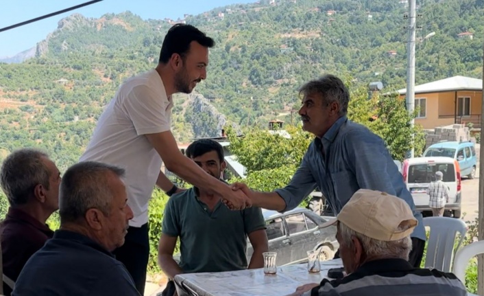 Başkan Toklu'ya Dere Mahallesi'nde yoğun ilgi