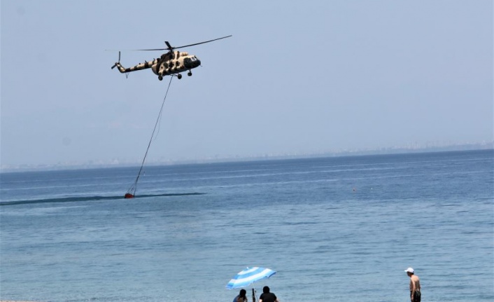 Kemer yangınının 3'üncü günde etrafı çevrildi