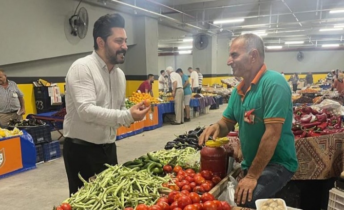 Sipahioğlu: “Alanya Cuma Pazarı çok yetersiz”