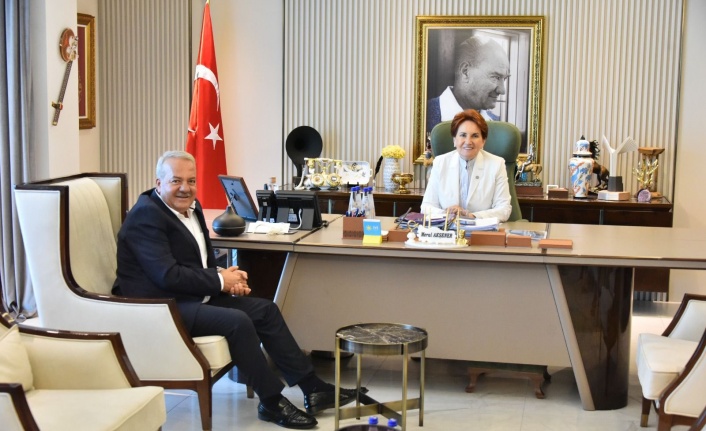 Abdullah Sönmez'den Meral Akşener'e ziyaret