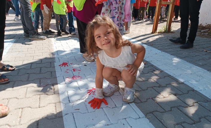 Öğrencilerden “Trafikte ben de varım” etkinliği