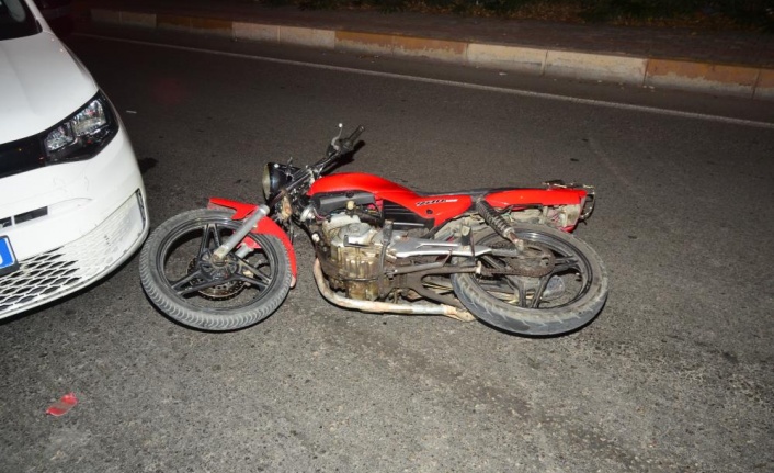 Polisten kaçan motosiklet sürücüsü kaza yapınca yakalandı