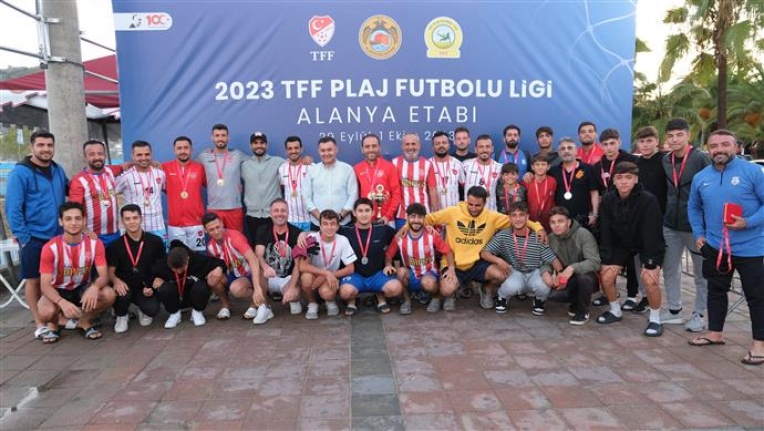 Kumda şampiyon Cıty Lıne Alanya Belediyespor