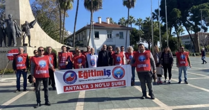 Alanya’da öğretmenler 24 Kasım’da iş bıraktı