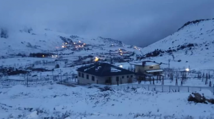 Alanya’nın Gökbel Yaylası bembeyaz oldu