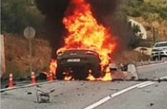 Alanya'da feci kaza: 2 turist yanarak öldü