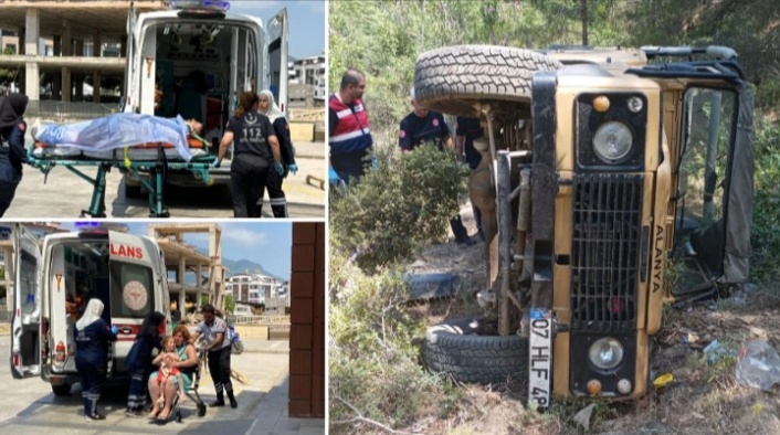 Alanya’da ölümlü safari kazasında şoför tutuklandı