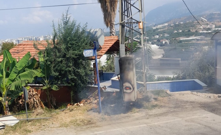 Alanya'da mahalleyi ayağa kaldıran patlama