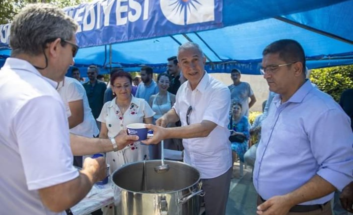 Alanya’da 2 bin 500 kişiye aşure ikram edildi