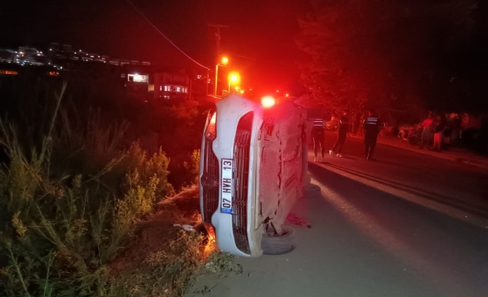 Alanya'da feci kaza: 1 ölü, 2 yaralı var