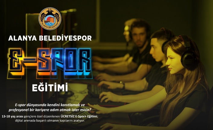 Alanya'da gençlere e-spor eğitimi