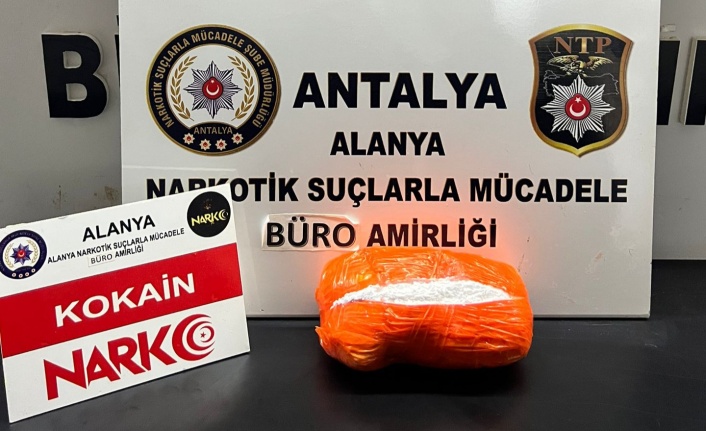 Alanya'da kokain operasyonu