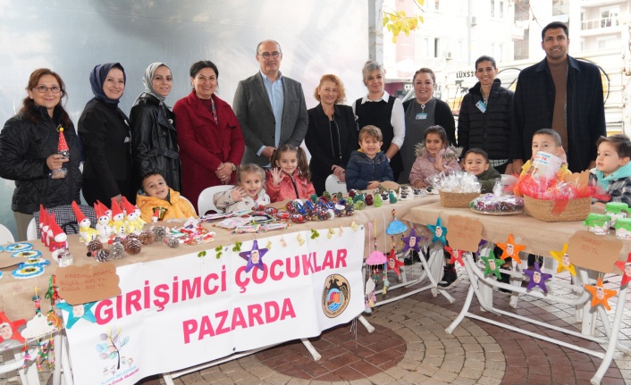 Girişimci çocuklardan SMA'lı Burçe bebeke destek