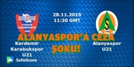 ALANYASPOR'A CEZA ŞOKU!