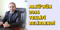 ALKÜ'NÜN 2016 TEKLİFİ BELİRLENDİ